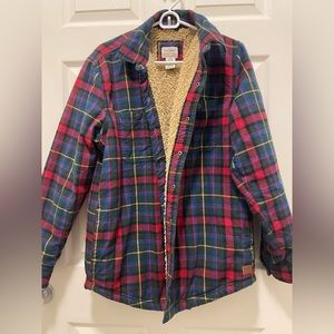 L.L. Bean Men’s Slightly Fitted Sherpa Flannel Size Medium